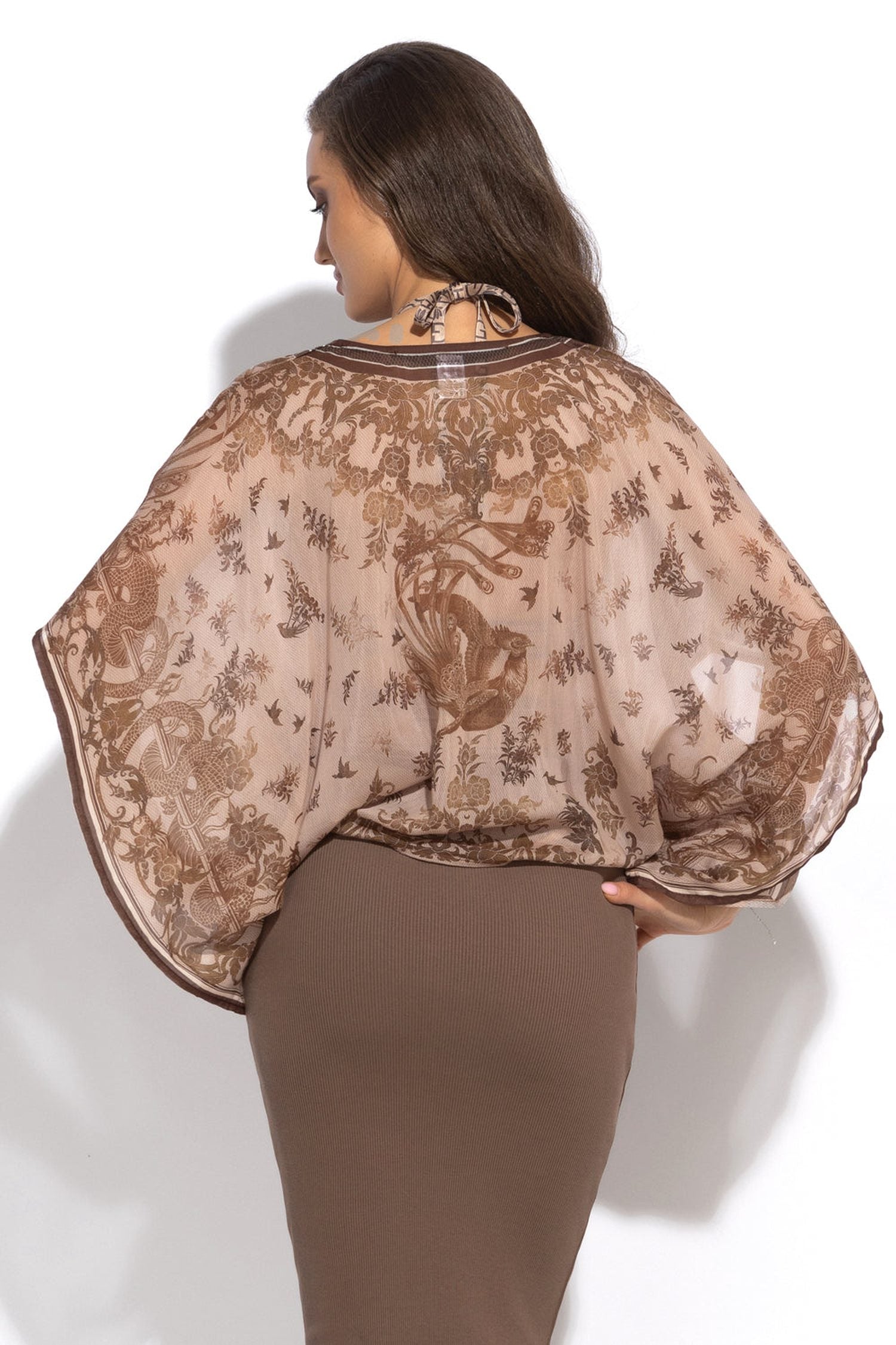 ТУНИКА ОТ ПАМУК КОПРИНА - ASIA BEIGE JIORO ТUNIКА ОТ ПАМУК КОПРИНА - ASIA BEIGE JIORO