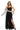 JERSEY TANK TOP IN BLACK WITH ELASTIC STRAPS BAROQUE PEARL - ESSENTIALS