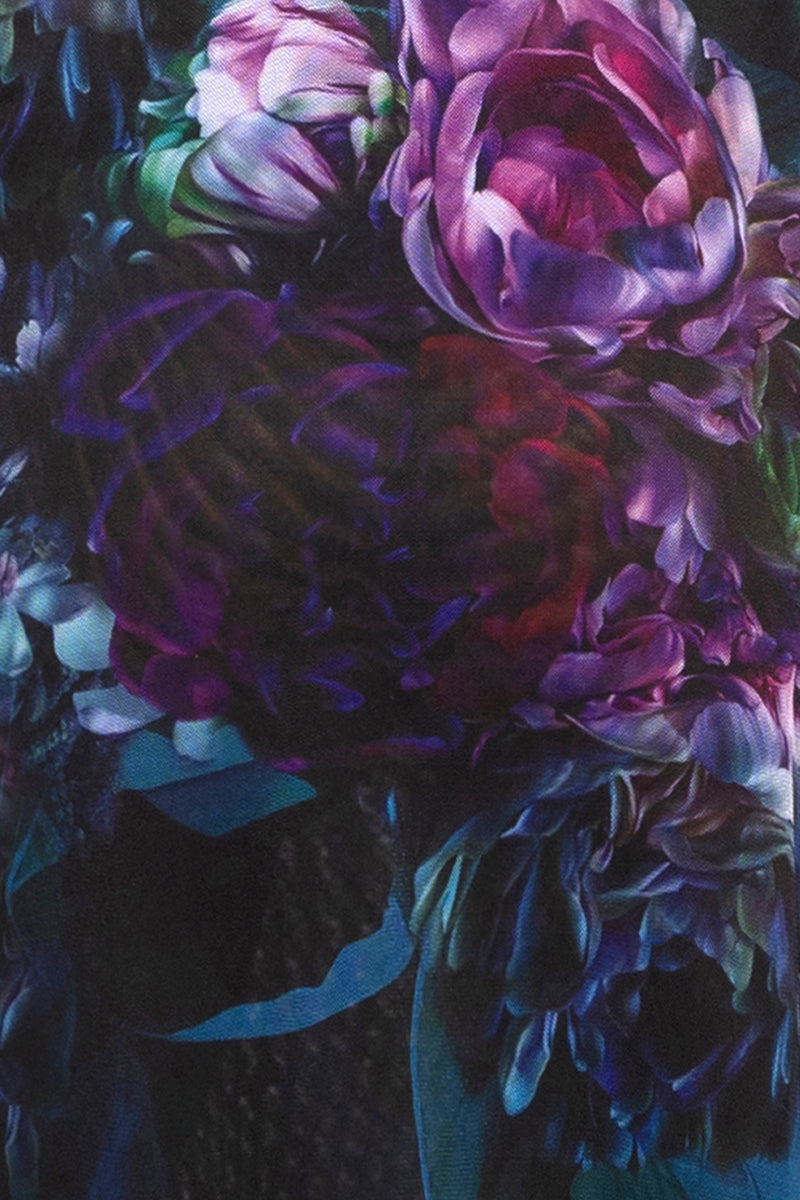 SLEEVELESS LONG MESH DRESS WITH SOFT MODAL LINING - PEONIES JIORO ДЪЛГА РОКЛЯ БЕЗ РЪКАВ ОТ МРЕЖА С ПОДПЛАТА ОТ ФИН МОДАЛ - PEONIES JIORO