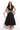 LONG FLARED LINEN DRESS IN BLACK - ESSENTIALS