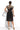 POPLIN SHIRT DRESS WITH OVAL HEM AND DRAPED WAIST - MIDNIGHT BUTTERFLIES JIORO РОКЛЯ ТИП РИЗА ОТ ПОПЛИН С ОВАЛЕН ПОДГЪВ И ДРАПИРАНА ТАЛИЯ - MIDNIGHT BUTTERFLIES JIORO