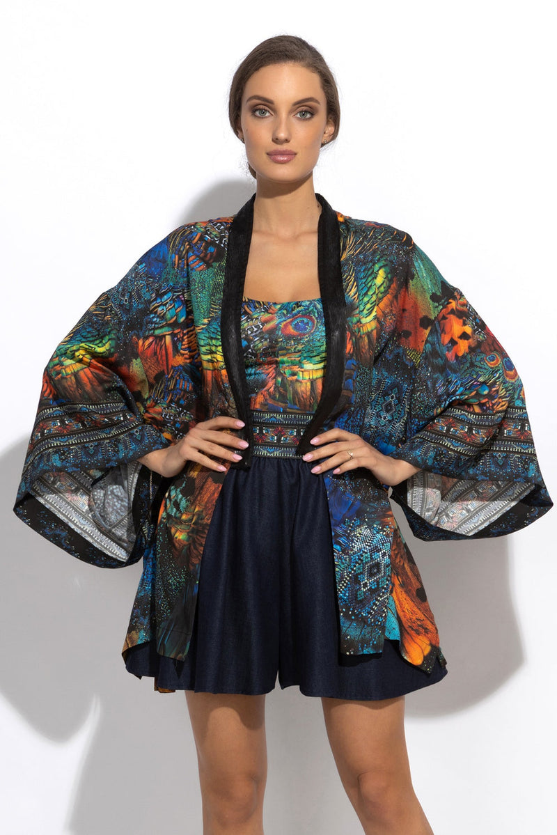 РАЗКРОЕНИ ДЪНКОВИ БЕРМУДИ ОТ ТЕНСЕЛ С ЛАСТИК - ESSENTIALS