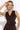 SUEDE-EFFECT VEST IN DARK BROWN - ESSENTIALS JIORO ТЪМНОКАФЯВ ЕЛЕК С ВЕЛУРЕН ЕФЕКТ - ESSENTIALS JIORO