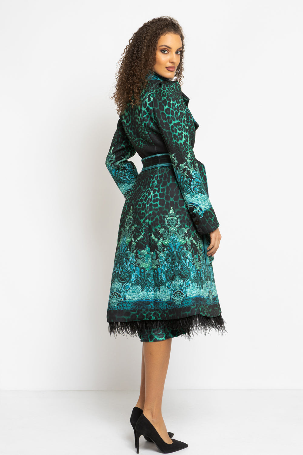 COAT - LEO NEON GREEN JIORO МАНТО - LEO NEON GREEN JIORO