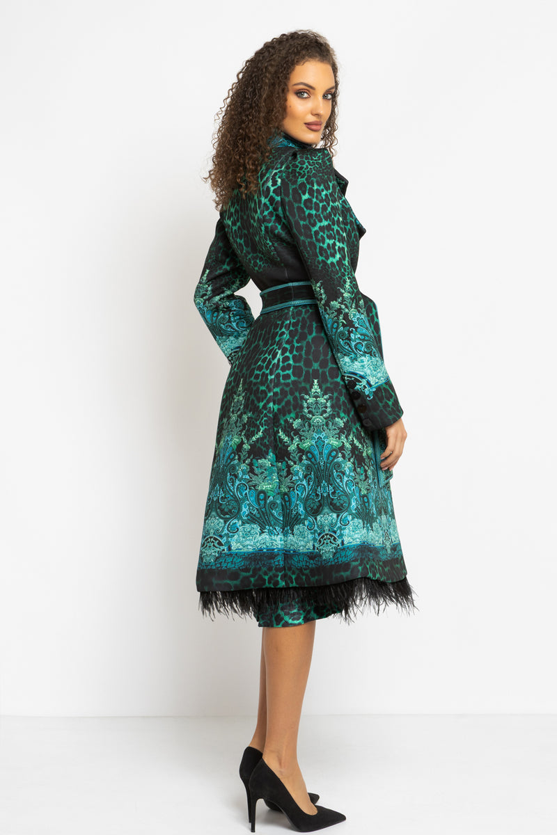 COAT - LEO NEON GREEN JIORO МАНТО - LEO NEON GREEN JIORO