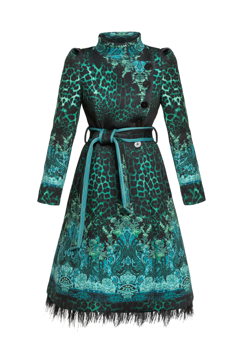 COAT - LEO NEON GREEN JIORO МАНТО - LEO NEON GREEN JIORO