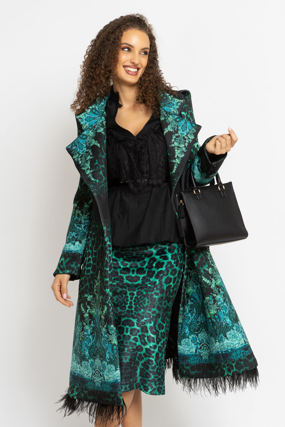 ПОЛА ДО КОЛЯНОТО ОТ КАДИФЕ - LEO NEON GREEN