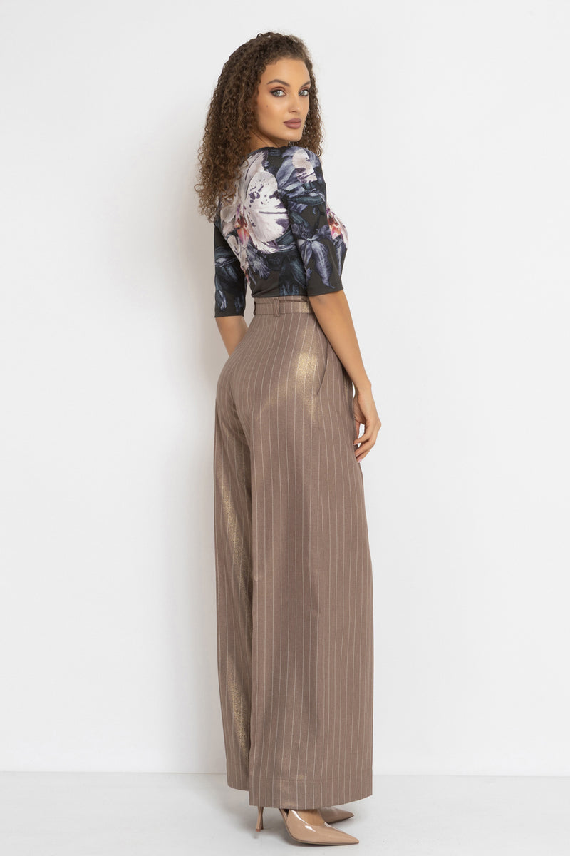 WRAPPED V-NECK BODYSUIT - ORCHID ICE JIORO БОДИ С V-ДЕКОЛТЕ - ORCHID ICE JIORO