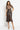 ASYMMETRIC A-LINE SKIRT IN LEATHER-EFFECT BROWN - ESSENTIALS JIORO АСИМЕТРИЧНА ПОЛА А-ЛИНИЯ С ЕФЕКТ НА КОЖА В КАФЯВО - ESSENTIALS JIORO