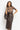 ASYMMETRIC A-LINE SKIRT IN LEATHER-EFFECT BROWN - ESSENTIALS JIORO АСИМЕТРИЧНА ПОЛА А-ЛИНИЯ С ЕФЕКТ НА КОЖА В КАФЯВО - ESSENTIALS JIORO