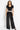 VELVET BLOUSE WITH PUFF SLEEVES AND V-NECKLINE IN BLACK - ESSENTIALS JIORO БЛУЗА ОТ КАДИФЕ С НАБРАН КЪС РЪКАВ И V ДЕКОЛТЕ В ЧЕРНО - ESSENTIALS JIORO