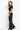 VELVET BLOUSE WITH PUFF SLEEVES AND V-NECKLINE IN BLACK - ESSENTIALS JIORO БЛУЗА ОТ КАДИФЕ С НАБРАН КЪС РЪКАВ И V ДЕКОЛТЕ В ЧЕРНО - ESSENTIALS JIORO