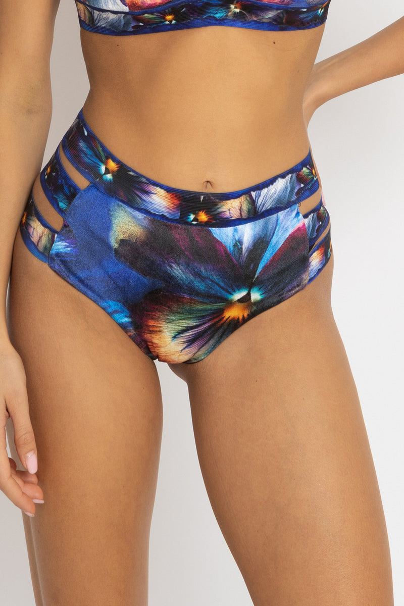 VELVET BIKINI-STYLE BOTTOM - VIOLET JIORO ДОЛНИЩЕ НА БАНСКИ ОТ КАДИФЕ ТИП БИКИНИ - VIOLET JIORO