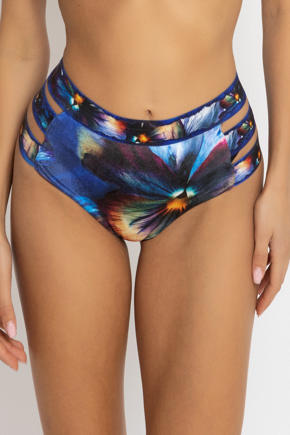 VELVET BIKINI-STYLE BOTTOM - VIOLET JIORO ДОЛНИЩЕ НА БАНСКИ ОТ КАДИФЕ ТИП БИКИНИ - VIOLET JIORO