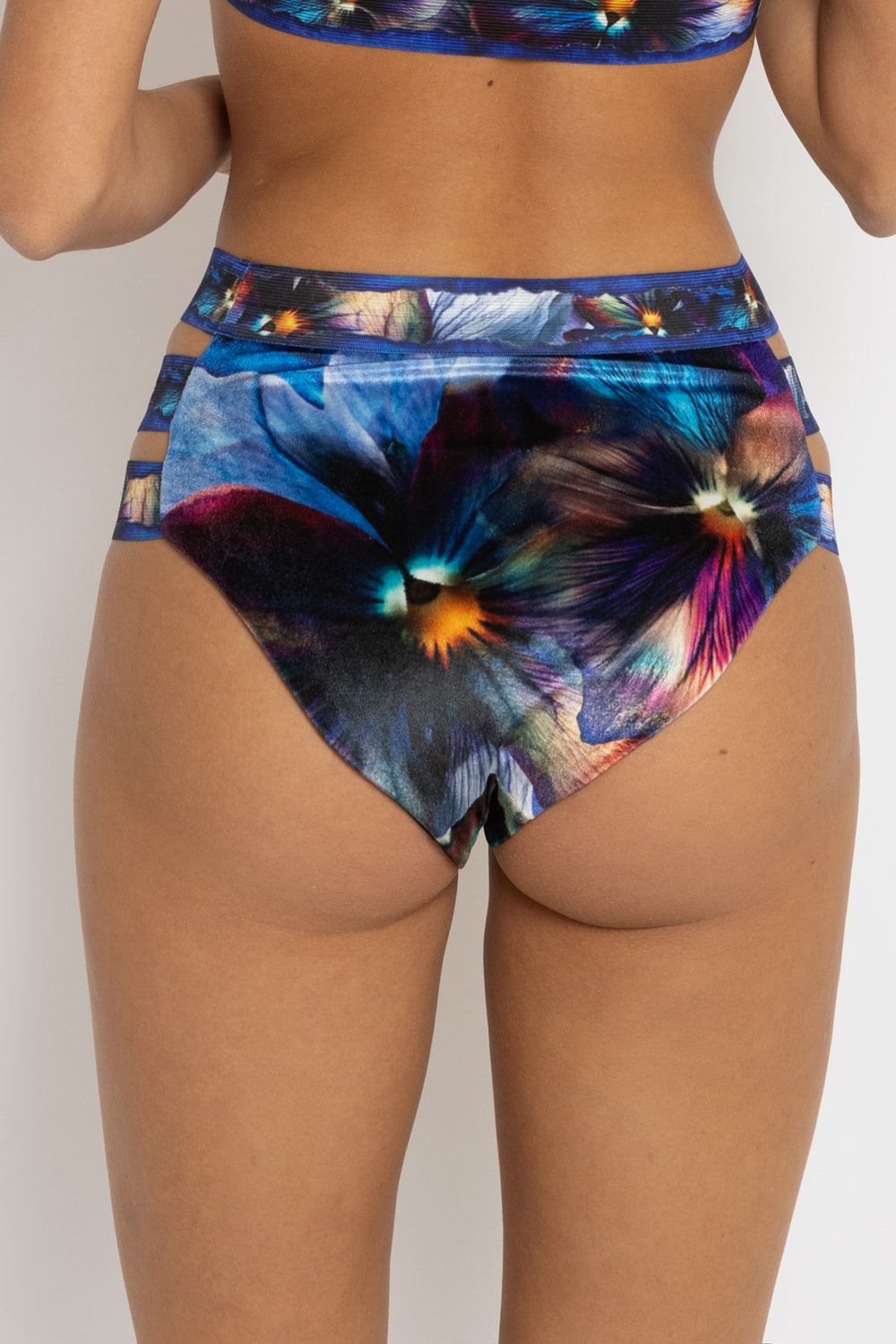 VELVET BIKINI-STYLE BOTTOM - VIOLET JIORO ДОЛНИЩЕ НА БАНСКИ ОТ КАДИФЕ ТИП БИКИНИ - VIOLET JIORO