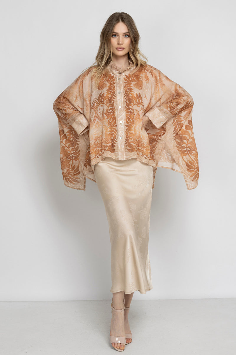 BOXY TUNIC - SUNSET JIORO ТУНИКА СЪС СВОБОДЕН СИЛУЕТ - SUNSET JIORO