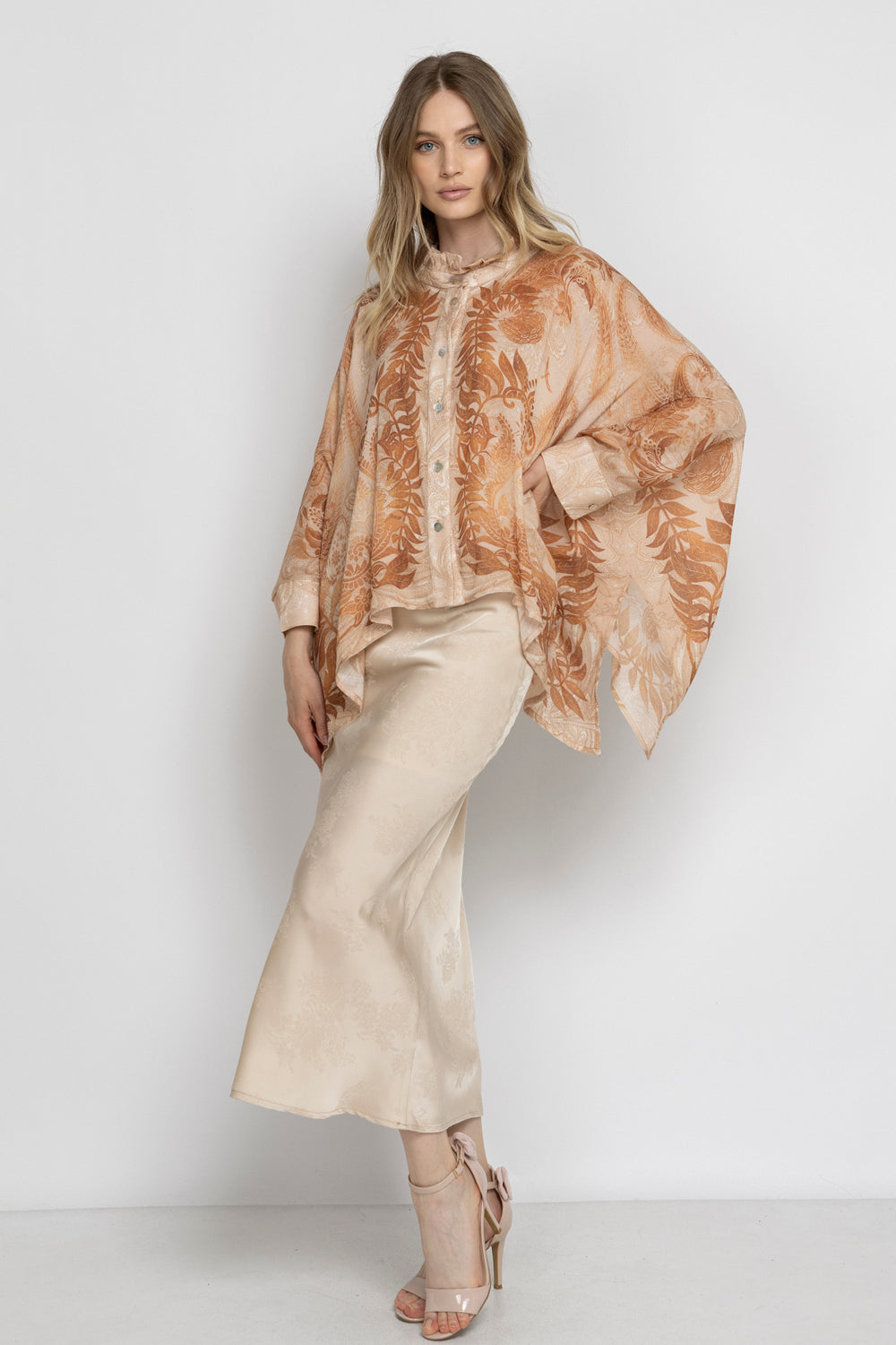 BOXY TUNIC - SUNSET JIORO ТУНИКА СЪС СВОБОДЕН СИЛУЕТ - SUNSET JIORO