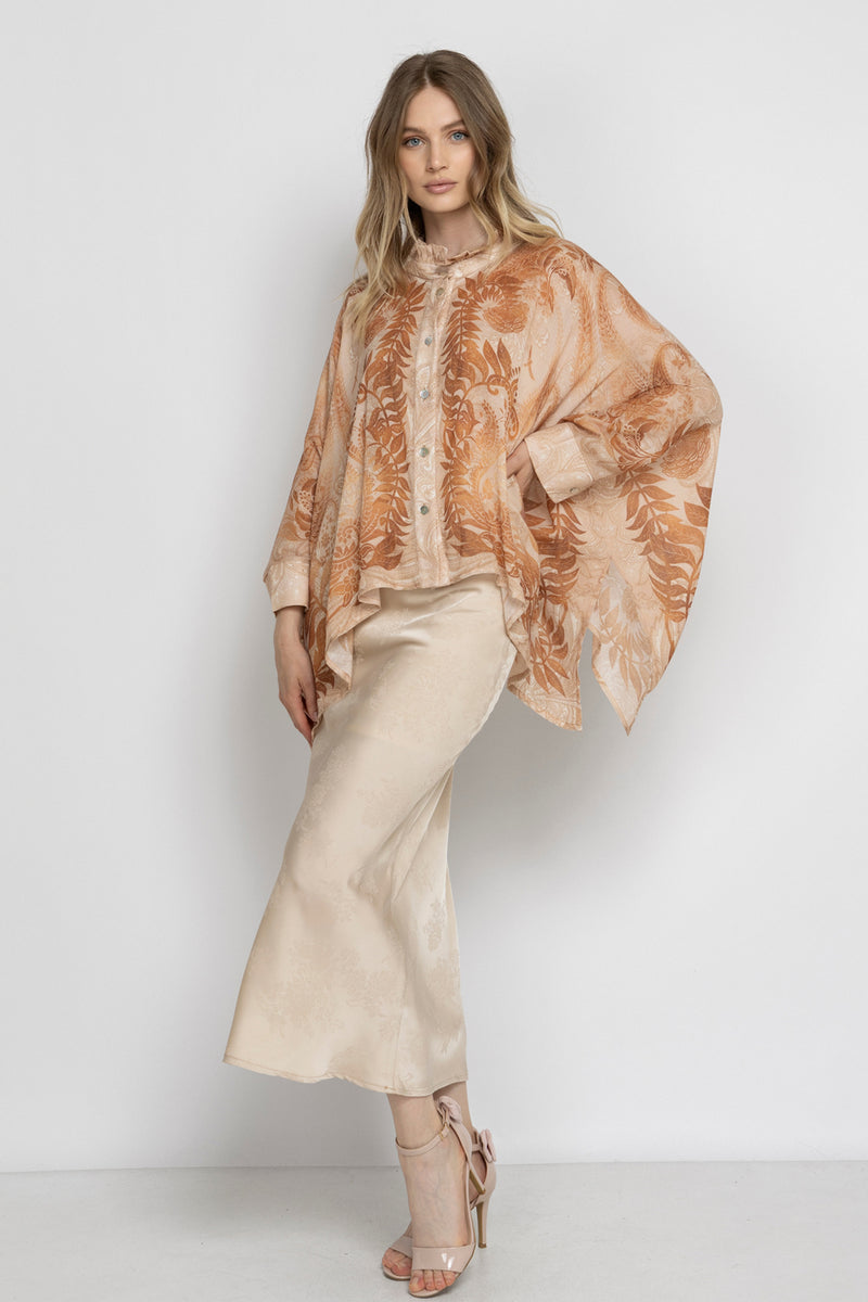 BOXY TUNIC - SUNSET JIORO ТУНИКА СЪС СВОБОДЕН СИЛУЕТ - SUNSET JIORO
