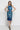 SLEEVELESS FITTED SCUBA DRESS - SHADES OF BLUE JIORO ВТАЛЕНА РОКЛЯ БЕЗ РЪКАВИ - SHADES OF BLUE JIORO