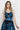 SLEEVELESS MESH BODYSUIT WITH DEEP SCOOP NECKLINE AND MODAL LINING - SHADES OF BLUE JIORO МРЕЖЕСТО БОДИ БЕЗ РЪКАВИ С ПОДПЛАТА ОТ МОДАЛ – SHADES OF BLUE JIORO