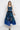 FLARED MESH SKIRT WITH MODAL LINING - SHADES OF BLUE JIORO ДЪЛГА ПОЛА ОТ МРЕЖА С ПОДПЛАТА ОТ МОДАЛ - SHADES OF BLUE JIORO 