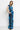 PLEATED WIDE-LEG VISCOSE PANTS - SHADES OF BLUE JIORO ШИРОК ВИСКОЗЕН ПАНТАЛОН С ВЕЛУРЕНИ КАНТОВЕ – SHADES OF BLUE JIORO