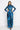 FITTED KNIT TURTLENECK TOP WITH LONG RAGLAN SLEEVES - SHADES OF BLUE JIORO ВТАЛЕНА БЛУЗА ОТ ФИНО ПЛЕТИВО С ПОЛО ЯКА И ДЪЛГИ РЕГЛАН РЪКАВИ - SHADES OF BLUE JIORO