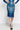 KNEE-LENGTH PENCIL SKIRT - SHADES OF BLUE JIORO ПОЛА ДО КОЛЯНОТО ОТ НЕОПРЕН С ЕЛАСТИЧНА ТАЛИЯ - SHADES OF BLUE JIORO