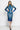 FITTED KNIT TURTLENECK TOP WITH LONG RAGLAN SLEEVES - SHADES OF BLUE JIORO ВТАЛЕНА БЛУЗА ОТ ФИНО ПЛЕТИВО С ПОЛО ЯКА И ДЪЛГИ РЕГЛАН РЪКАВИ - SHADES OF BLUE JIORO