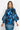 WIDE ELASTIC BELT WITH METAL BUCKLE - SHADES OF BLUE JIORO ШИРОК ЕЛАСТИЧЕН КОЛАН С МЕТАЛНА ТОКА - SHADES OF BLUE JIORO