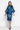 BOHEMIAN BLOUSE WITH PUFF SLEEVES AND TIE-FRONT COLLAR - SHADES OF BLUE JIORO БОХЕМСКА РИЗА ОТ ШИФОН С БОГАТИ РЪКАВИ И ВРЪЗКА - SHADES OF BLUE JIORO