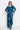 FINE KNIT RELAXED TOP WITH V-NECK - SHADES OF BLUE JIORO СВОБОДНА БЛУЗА ОТ ФИНО ПЛЕТИВО С V-ДЕКОЛТЕ - SHADES OF BLUE JIORO
