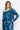 FINE KNIT RELAXED TOP WITH V-NECK - SHADES OF BLUE JIORO СВОБОДНА БЛУЗА ОТ ФИНО ПЛЕТИВО С V-ДЕКОЛТЕ - SHADES OF BLUE JIORO