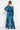 FINE KNIT RELAXED TOP WITH V-NECK - SHADES OF BLUE JIORO СВОБОДНА БЛУЗА ОТ ФИНО ПЛЕТИВО С V-ДЕКОЛТЕ - SHADES OF BLUE JIORO