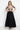 LONG BLACK COTTON A-LINE SKIRT - ESSENTIALS