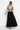 LONG BLACK COTTON A-LINE SKIRT - ESSENTIALS