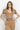 GOLD LUREX V-NECK TOP WITH PUFF SLEEVES - ESSENTIALS JIORO ТОП ОТ ЗЛАТИСТ ЛУРЕКС С БУФАН РЪКАВИ - ESSENTIALS JIORO