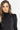 ASYMMETRIC MODAL PEPLUM BLAZER IN BLACK - ESSENTIALS