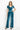 DUSTY TEAL VELVET WIDE-LEG PANTS WITH SHADES OF BLUE WAISTBAND - ESSENTIALS JIORO ШИРОК ПАНТАЛОН ОТ КАДИФЕ В ЦВЯТ ТИЙЛ С ЛАСТИК SHADES OF BLUE - ESSENTIALS JIORO