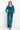 DUSTY TEAL VELVET WIDE-LEG PANTS WITH SHADES OF BLUE WAISTBAND - ESSENTIALS JIORO ШИРОК ПАНТАЛОН ОТ КАДИФЕ В ЦВЯТ ТИЙЛ С ЛАСТИК SHADES OF BLUE - ESSENTIALS JIORO