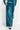DUSTY TEAL VELVET WIDE-LEG PANTS WITH SHADES OF BLUE WAISTBAND - ESSENTIALS JIORO ШИРОК ПАНТАЛОН ОТ КАДИФЕ В ЦВЯТ ТИЙЛ С ЛАСТИК SHADES OF BLUE - ESSENTIALS JIORO