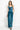 DUSTY TEAL VELVET WIDE-LEG PANTS WITH SHADES OF BLUE WAISTBAND - ESSENTIALS JIORO ШИРОК ПАНТАЛОН ОТ КАДИФЕ В ЦВЯТ ТИЙЛ С ЛАСТИК SHADES OF BLUE - ESSENTIALS JIORO