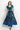 DUSTY TEAL V-NECK VELVET TOP WITH PUFF SLEEVES SHADES OF BLUE TRIM- ESSENTIALS JIORO БЛУЗА ОТ КАДИФЕ В ЦВЯТ ТИЙЛ С V-ДЕКОЛТЕ И НАБРАНИ РЪКАВИ SHADES OF BLUE - ESSENTIALS JIORO