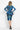 ASYMMETRIC LONG-SLEEVE TUNIC WITH DETACHABLE BELT - SHADES OF BLUE JIORO АСИМЕТРИЧНА ТУНИКА С ДЪЛГИ РЪКАВИ И ПОДВИЖЕН КОЛАН - SHADES OF BLUE JIORO