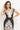 BUTTON-FRONT V-NECK TOP WITH CAP SLEEVES - BAROQUE PEARL