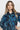 FLARED LYOCELL MIDI DRESS WITH BOW AND VOLUMINOUS SLEEVES - SHADES OF BLUE JIORO РАЗКРОЕНА МИДИ РОКЛЯ ОТ ЛИОСЕЛ С ПАНДЕЛКА И ОБЕМНИ РЪКАВИ - SHADES OF BLUE JIORO
