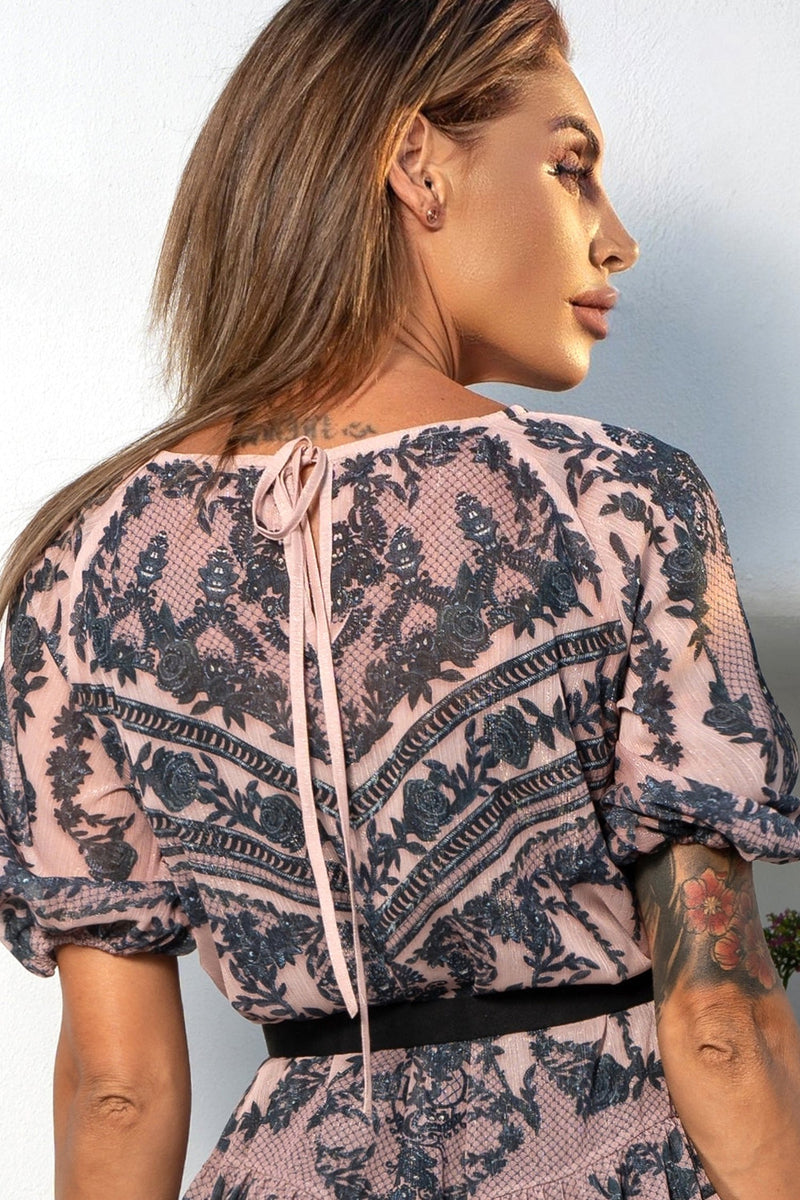 FREE SILHOUETTE DRESS - GRAFFITI POWDER