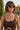 BROWN VISCOSE STRAP DRESS WITH ELASTIC DETAIL AND SOFT A-LINE SILHOUETTE - ESSENTIALS JIORO РОКЛЯ ОТ ВИСКОЗА С ЕЛАСТИЧНИ ПРЕЗРАМКИ И А-СИЛУЕТ В КАФЯВО - ESSENTIALS JIORO