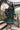 VISCOSE CAFTAN WITH FEATHERS - LEO NEON GREEN