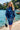 BOHEMIAN BLOUSE WITH PUFF SLEEVES AND TIE-FRONT COLLAR - SHADES OF BLUE JIORO БОХЕМСКА РИЗА ОТ ШИФОН С БОГАТИ РЪКАВИ И ВРЪЗКА - SHADES OF BLUE JIORO